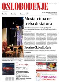 Oslobođenje - broj 26194, 30. okt 2019.