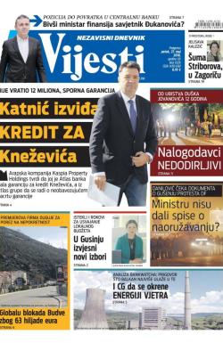 Vijesti - broj 6526, 27. maj 2016.