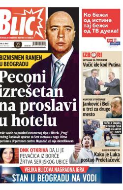 Blic - broj 7222, 23. mar 2017.