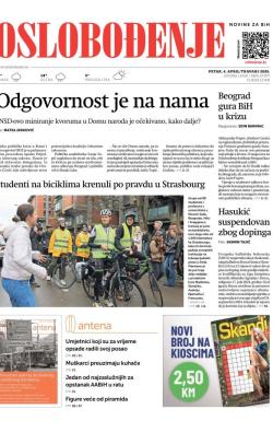 Oslobođenje - broj 27877, 4. apr 2025.