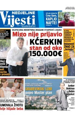 Vijesti - broj 6239, 9. avg 2015.