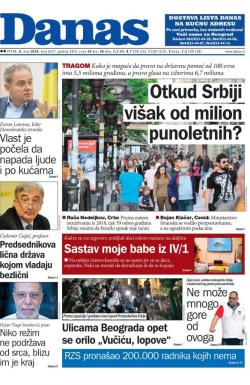 Danas - broj 8257, 8. maj 2020.
