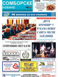 Somborske novine - broj 3066, 29. mar 2013.