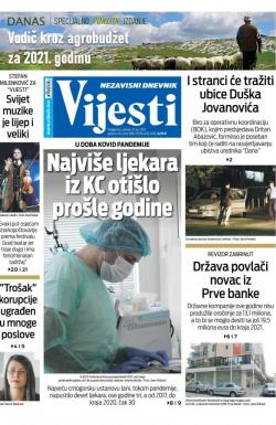 Vijesti - broj 8367, 27. jul 2021.