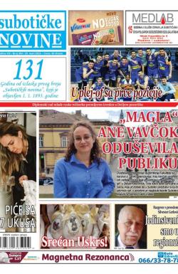 Nove Subotičke novine - broj 364, 29. mar 2024.