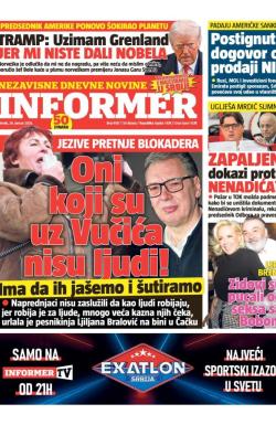 Informer - broj 4187, 20. jan 2026.