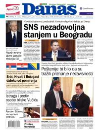 Danas - broj 5491, 11. okt 2012.