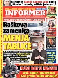Informer CG - broj 920, 14. maj 2015.