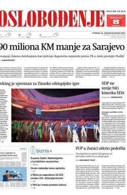 Oslobođenje - broj 26899, 25. jan 2022.