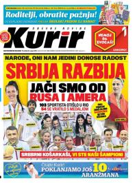 Kurir - broj 915, 22. avg 2016.