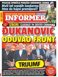 Informer CG - broj 1361, 17. okt 2016.
