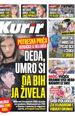 Kurir - broj 1625, 16. avg 2018.