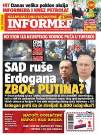 Informer - broj 1283, 18. jul 2016.