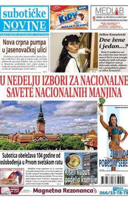 Nove Subotičke novine - broj 294, 10. nov 2022.