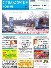 Somborske novine - broj 3215, 5. feb 2016.
