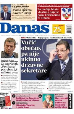 Danas - broj 7019-7020, 17. dec 2016.