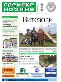 Sremske Novine - broj 2791, 27. avg 2014.