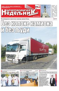 Nedeljne novine, B. Palanka - broj 261, 25. sep 2015.