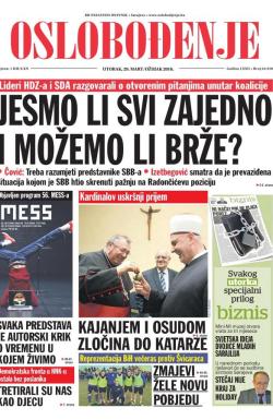 Oslobođenje - broj 24.910, 29. mar 2016.