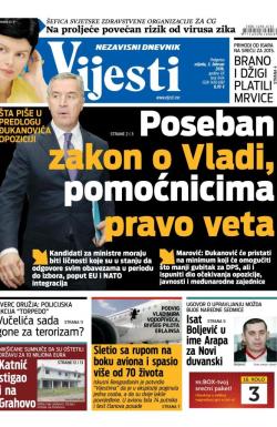 Vijesti - broj 6414, 3. feb 2016.