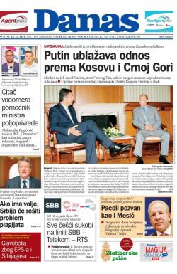 Danas - broj 7599, 20. jul 2018.