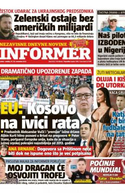 Informer - broj 3222, 19. nov 2022.