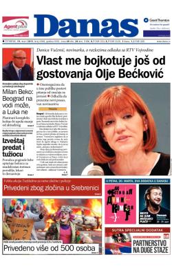 Danas - broj 6380, 19. mar 2015.