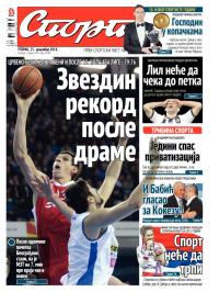 Sport - broj 20.481, 23. dec 2014.