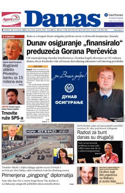 Danas - broj 6266, 25. nov 2014.