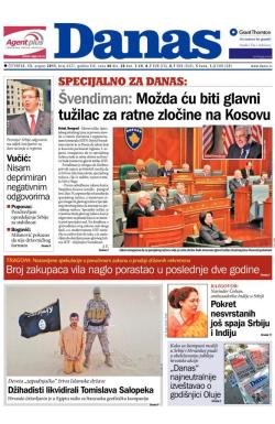 Danas - broj 6527, 13. avg 2015.