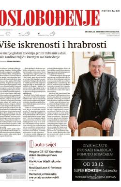 Oslobođenje - broj 25171, 21. dec 2016.