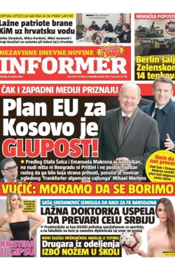 Informer - broj 3278, 26. jan 2023.