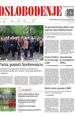 Oslobođenje - broj 27971, 26. jul 2025.