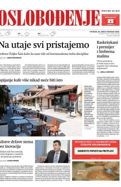 Oslobođenje - broj 26365, 28. apr 2020.