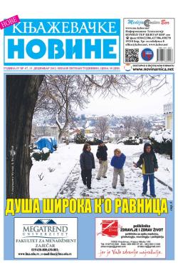 Nove knjaževačke novine - broj 67, 15. dec 2012.