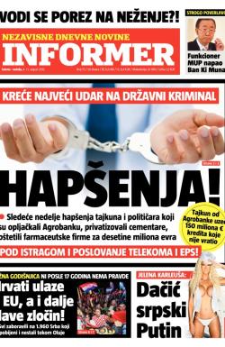 Informer - broj 75, 4. avg 2012.
