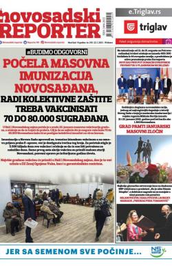 Novosadski reporter - broj 310, 22. jan 2021.