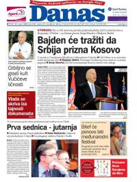 Danas - broj 6892, 12. avg 2016.