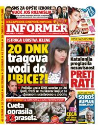 Informer - broj 1678, 28. okt 2017.