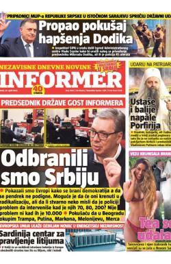 Informer - broj 3963, 25. apr 2025.
