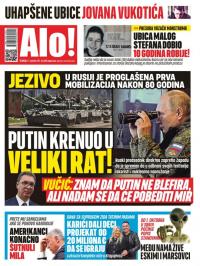 Alo - broj 5224, 22. sep 2022.