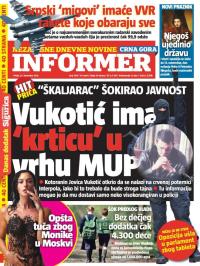 Informer CG - broj 1419, 23. dec 2016.