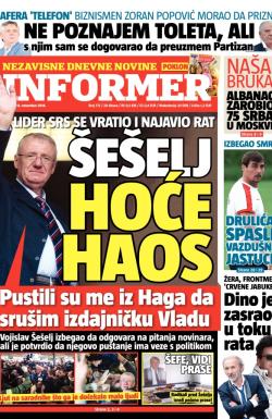Informer - broj 772, 13. nov 2014.