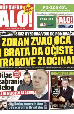Alo - broj 3589, 22. feb 2018.