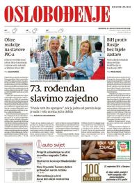 Oslobođenje - broj 25061, 31. avg 2016.