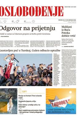 Oslobođenje - broj 25.016, 17. jul 2016.