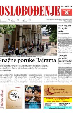 Oslobođenje - broj 26739, 19. jul 2021.