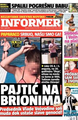 Informer - broj 993, 7. avg 2015.