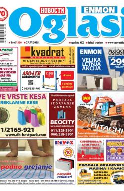 Novosti oglasi - broj 1526, 27. jun 2018.