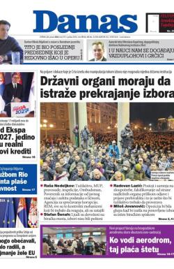 Danas - broj 9515, 23. jan 2024.